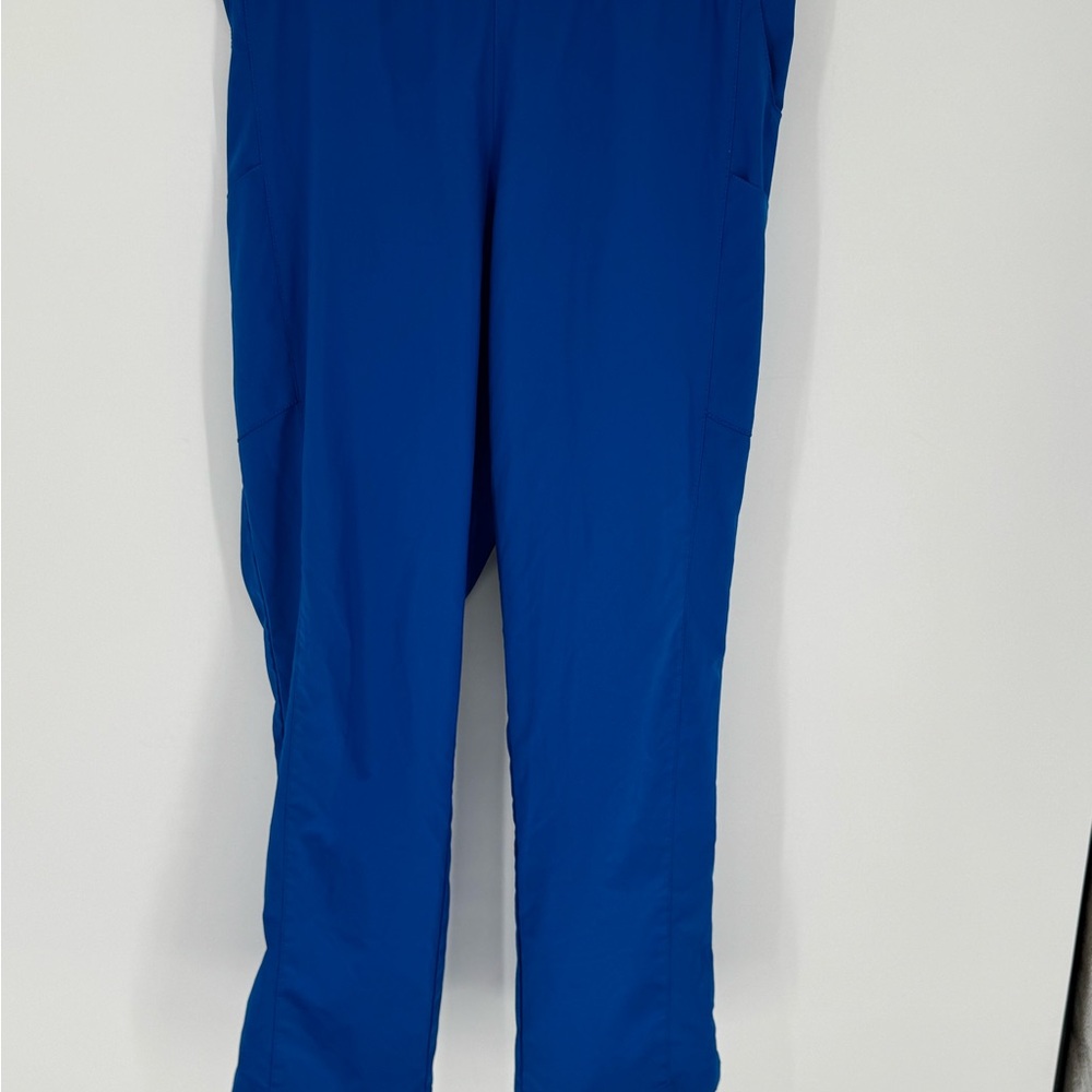 Spread Good Cheer! Women’s Scrub Pants Sz 1X Multiple Pockets Blue #5155 A9